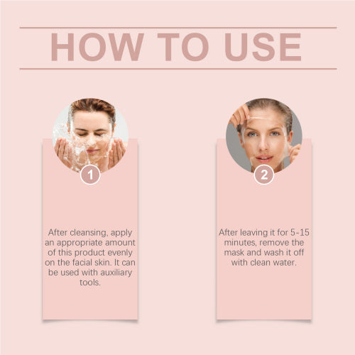 Kollagen peel-off maske med spatel