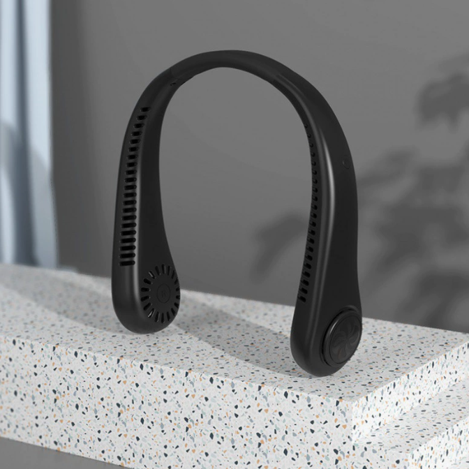 Vingeløs USB-halsventilator
