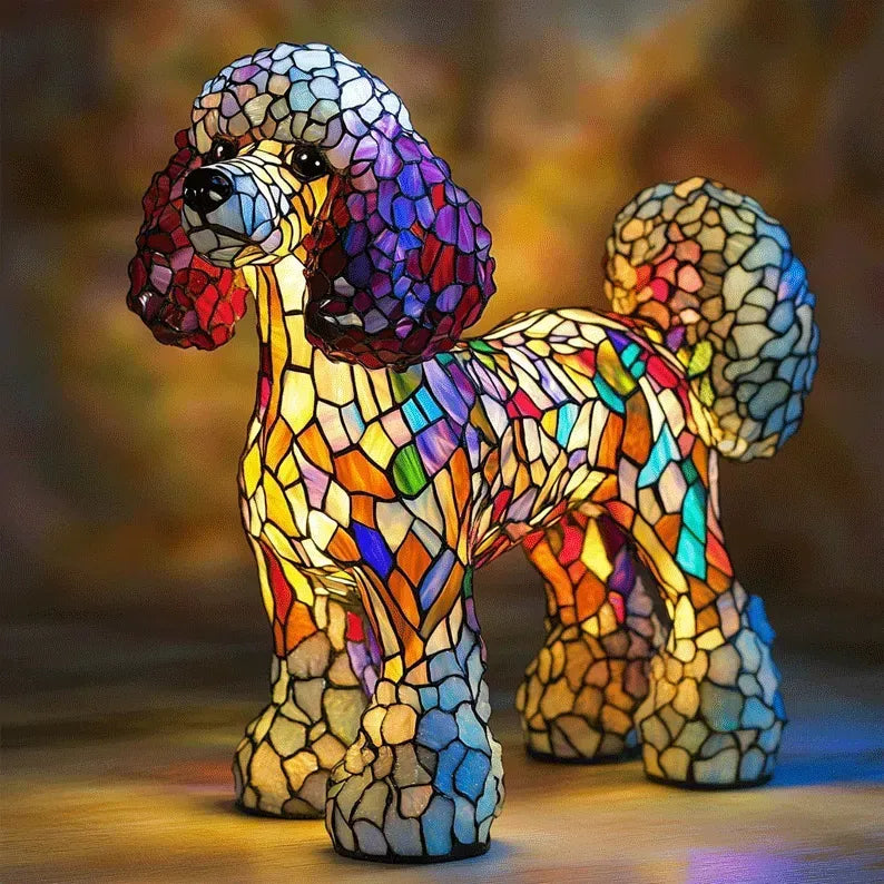 Lysende hund – håndlavet lampe, der varmer hjertet