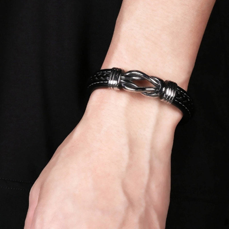 Jewelance™ InfinityBracelet: Uendelighed Knude Armbånd med Dedikation Kort
