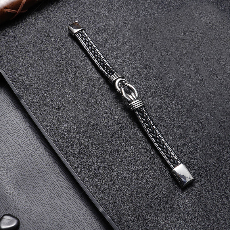 Jewelance™ InfinityBracelet: Uendelighed Knude Armbånd med Dedikation Kort