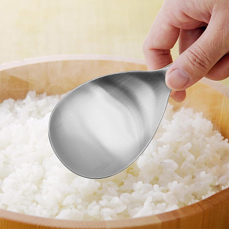 Globetrek° RiceSpoon - Antiklæbende Rustfrit Stål Ris Serveringsske