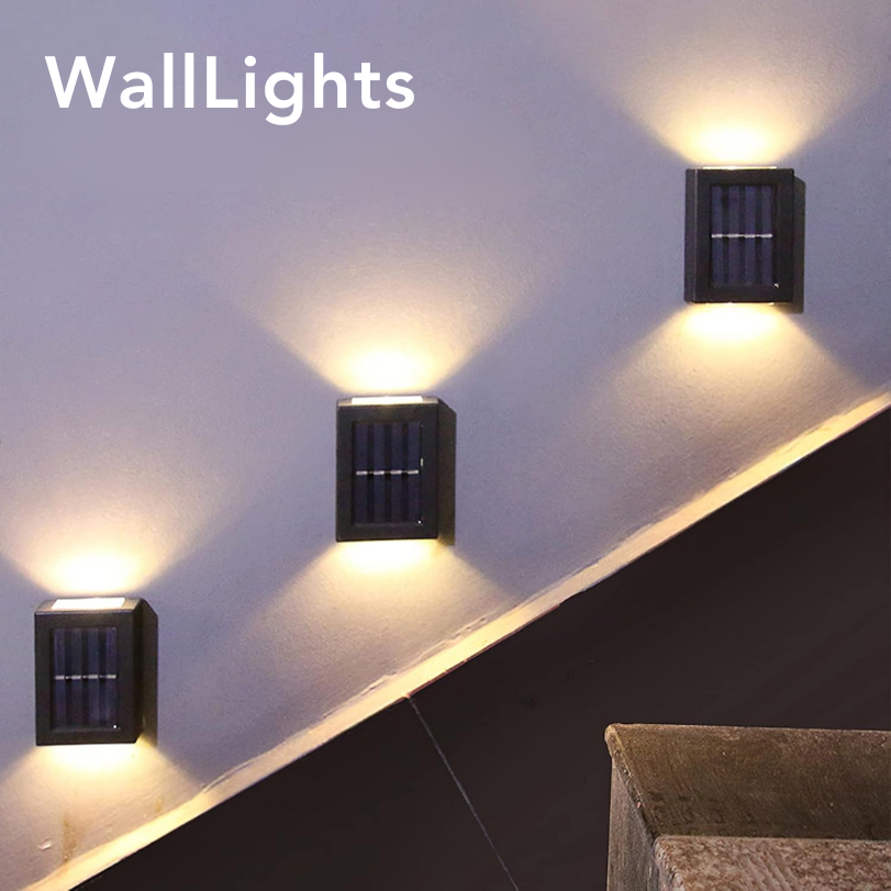 Ledsen™ WallLight: Solar Dobbelt Skygge Væg Lys