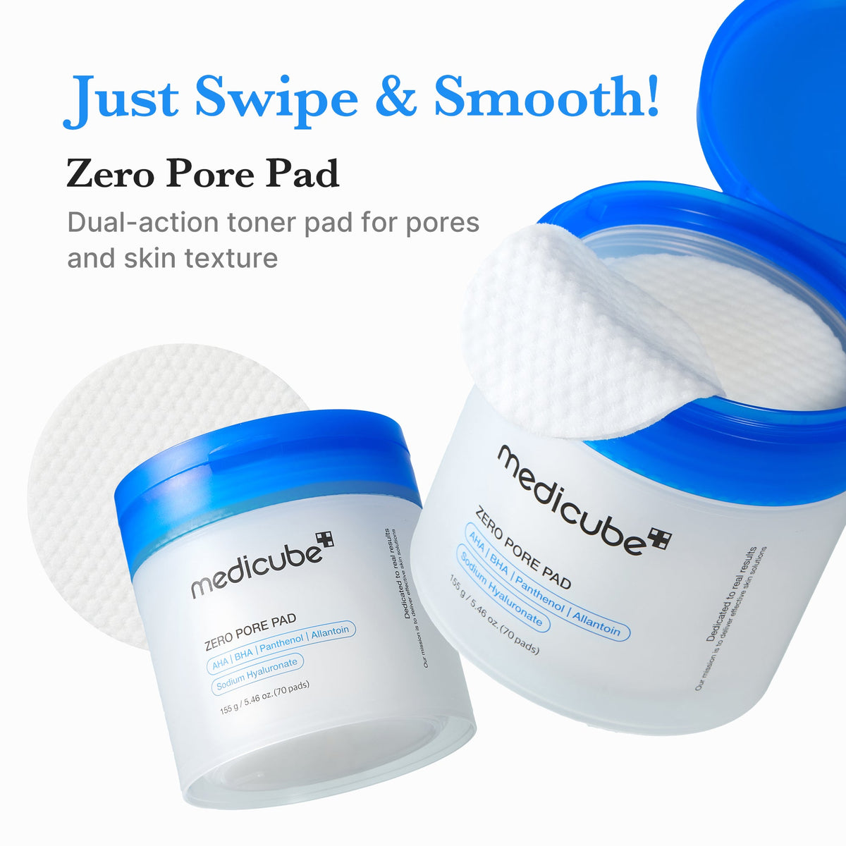 Plejesæt til 7-dages rutine med rens, pads, serum, creme og natmaske