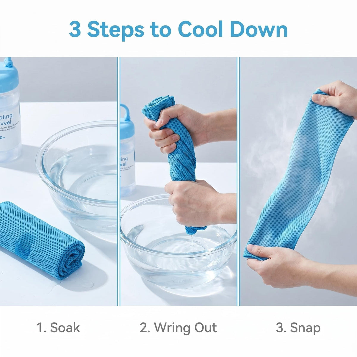 CoolingTowel™ 1+1 GRATIS - Øjeblikkelig Opfriskning Letvægts Genanvendelig Køletørklæde