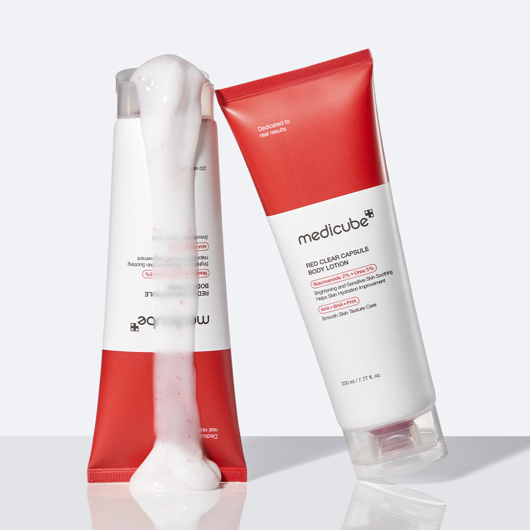 Let kropslotion med kapsler til uren og ru hud, gelétekstur, 230 ml