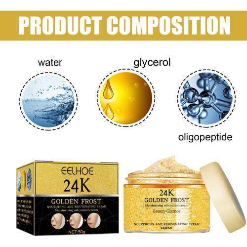24K guld øjencreme med oligopeptid, 50 g