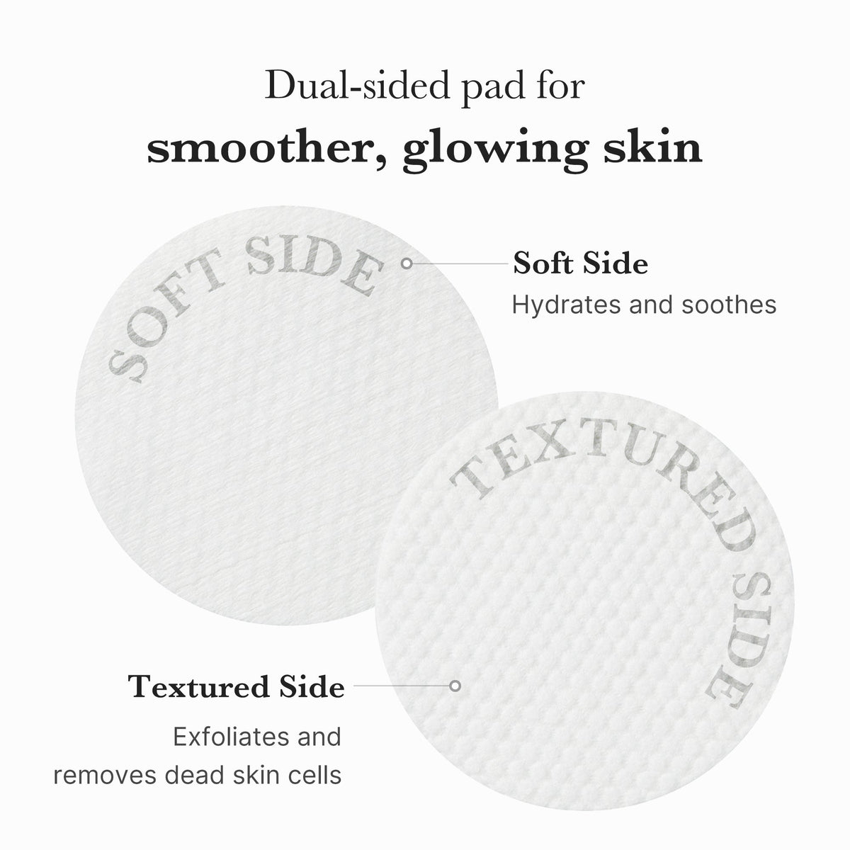 Plejesæt med ansigtsapparat i hvid, pads, ansigtsvand, serum og creme