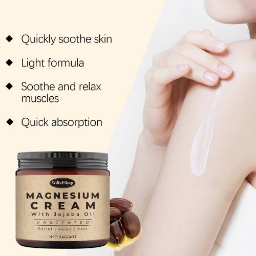 Magnesium bodycreme med jojoba til aftenen