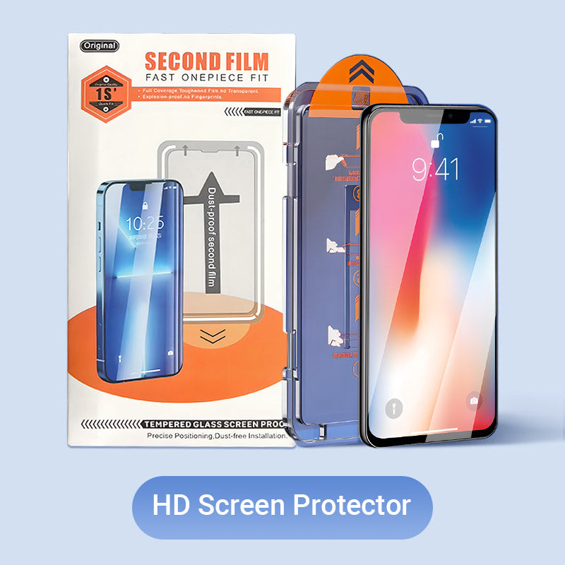 ScreenProtect 1+1 GRATIS: iPhone Hærdet Glas HD Skærmbeskytter