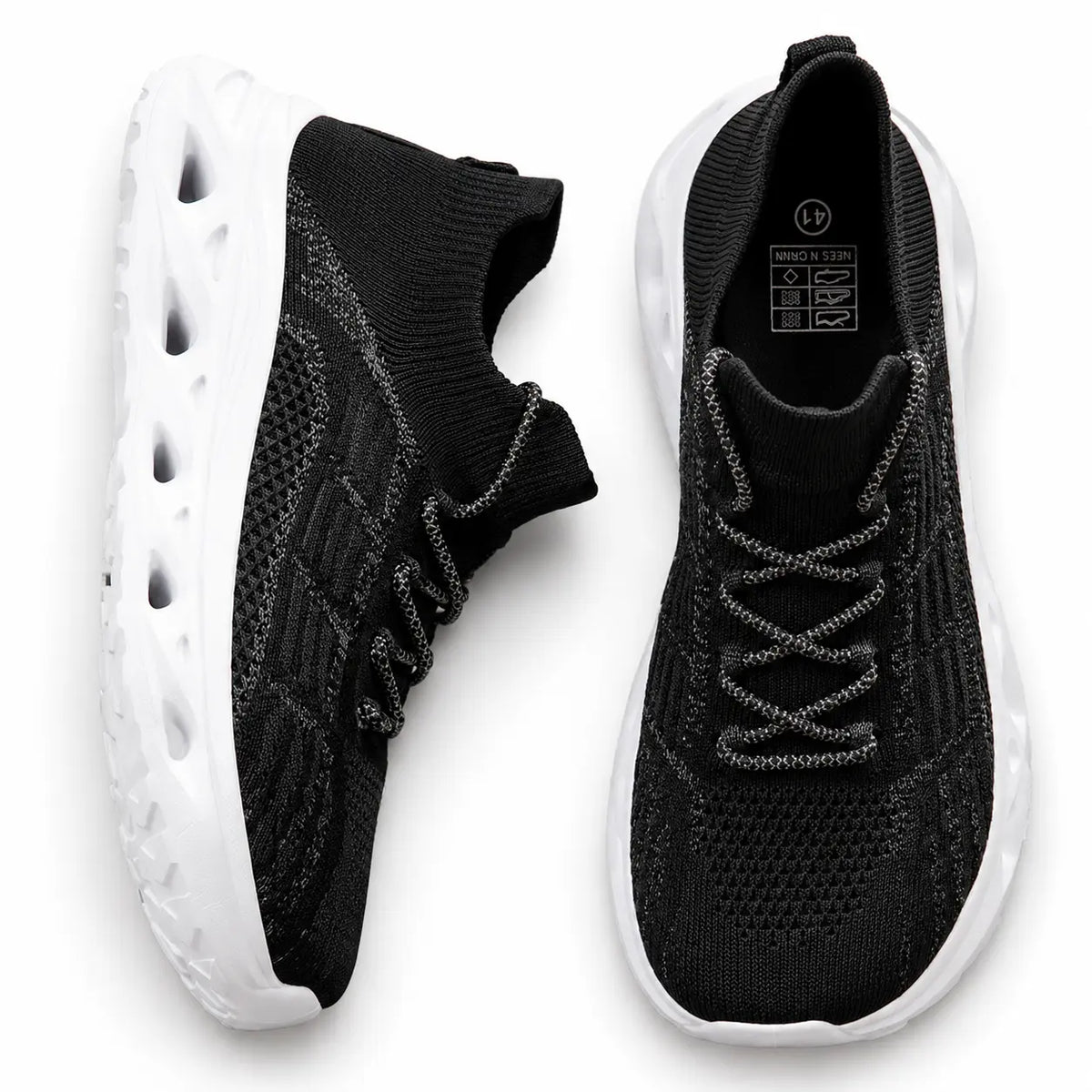 Ortopædiske gåsko med bred tåboks og fodstøtte – unisex komfortsneakers