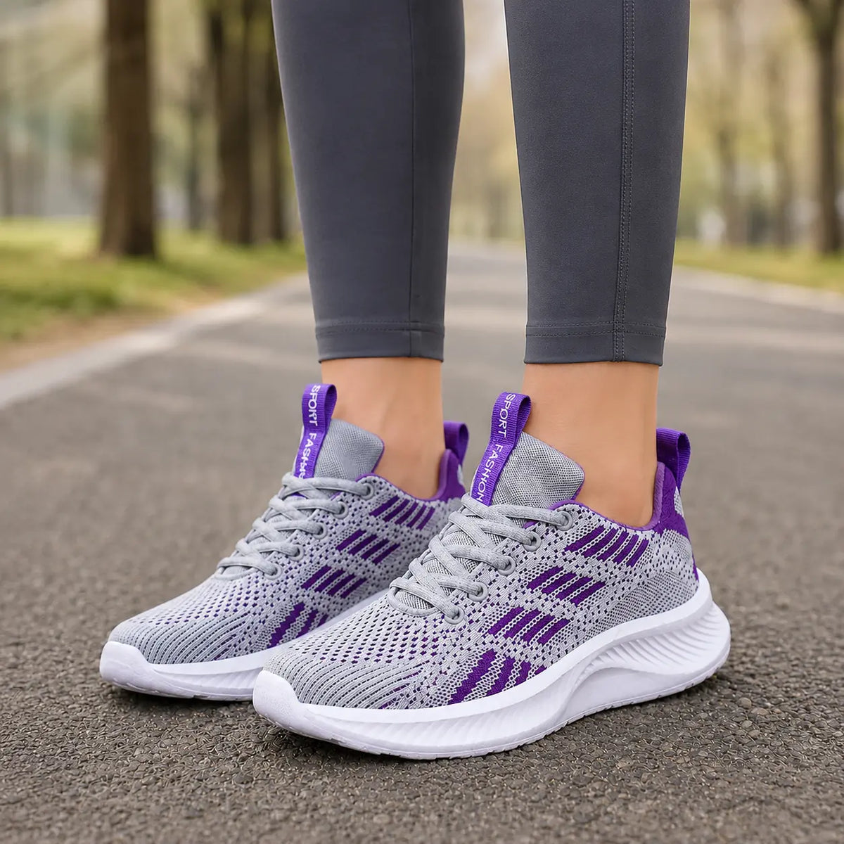 Ortopædiske sneakers til damer til gåture udendørs