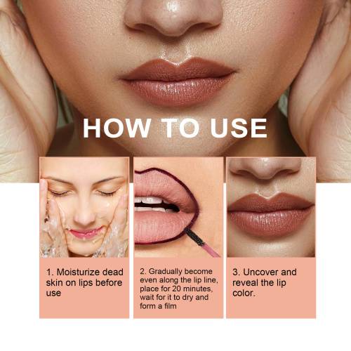 Peel-off lipliner, bordeaux
