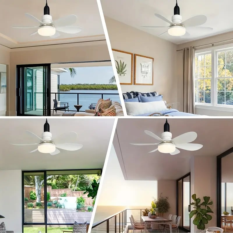 Ledsen™ IlluminatedFan: 2 I 1 Køleventilator Og Lys Med Stærk Belysning