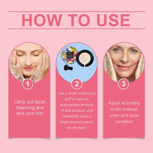Cushion concealer med svampehoved-applikator