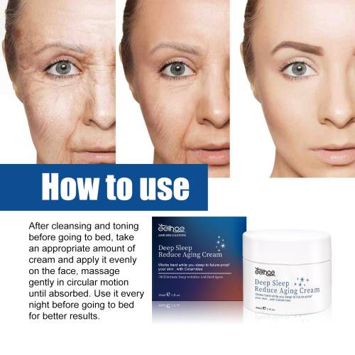Natcreme med ceramid og silkeekstrakt