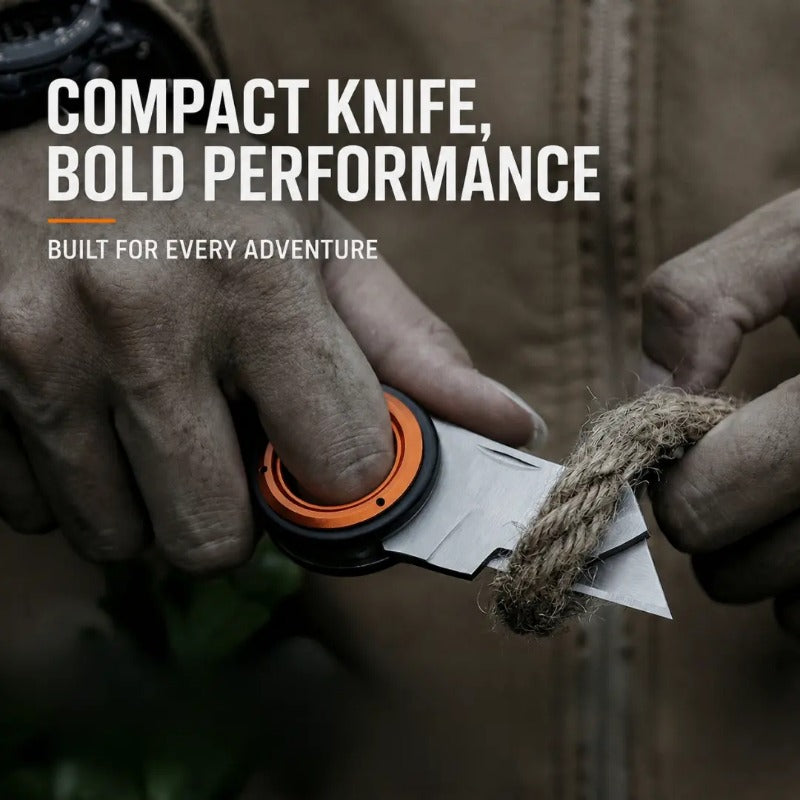 UtilityKnife - Multifunktionel Ergonomisk Ringhåndtag Greb Utility Knife Cutter