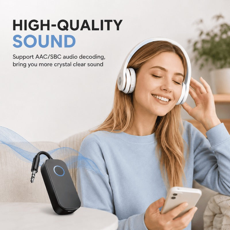 TransmiGo™ - Bærbar Bluetooth Sender Og Modtager