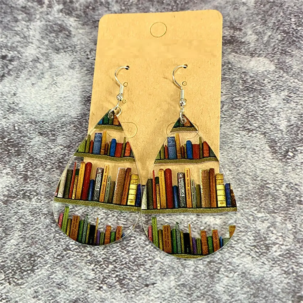 Jewelance™ BookEarrings 1+1 GRATIS: Stilfulde Farverige Retro Bogøreringe