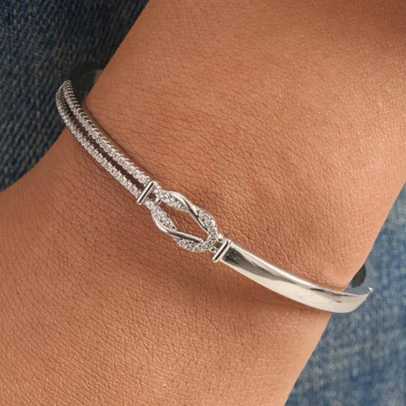 Jewelance™ KnotBracelet: Elegant Kærligheds Knyt Fashion Armbånd