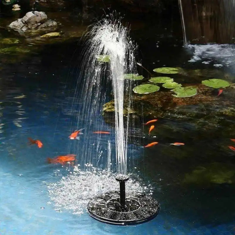 SolarFountain - Udendørs Solvandpumpe Flydende Havefontæne
