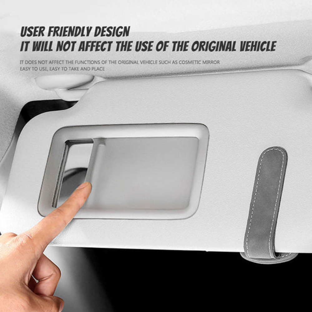 EyewearClip™ 1+1 GRATIS- Premium Tryg Ruskind Sol Visir Briller Klip