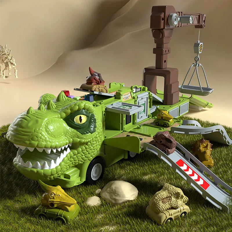 Kletshuts™ DinoTruck: Dinosaur Lastbil Legetøjssæt Med Lys Og Musik