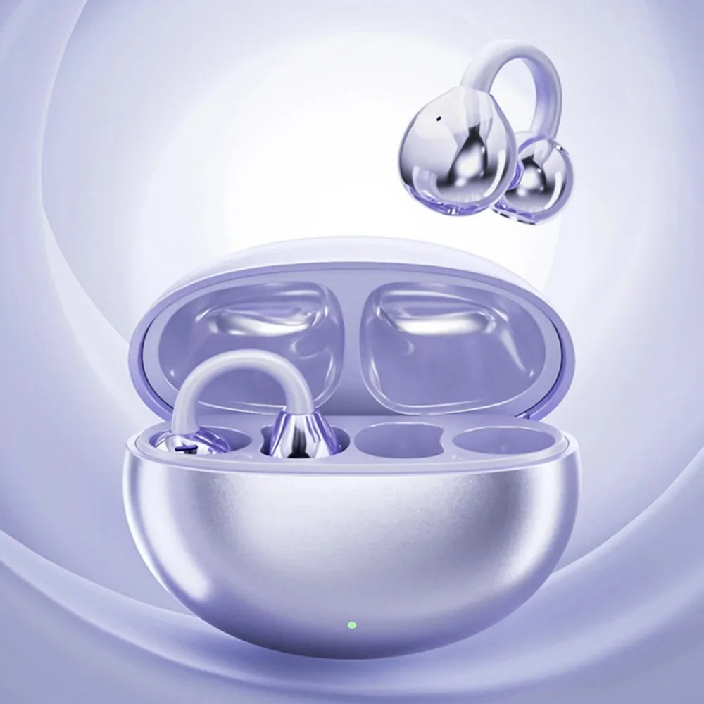 Clip-OnEarphone: Multifunktion Klar lyd Komfortabel Clip-On Øretelefon