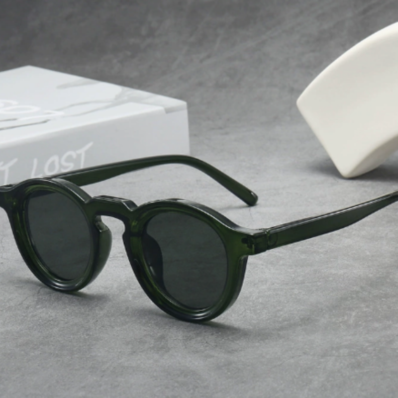 RetroSunglasses 1+1 GRATIS - Vintage Rund Ramme Retro Solbriller