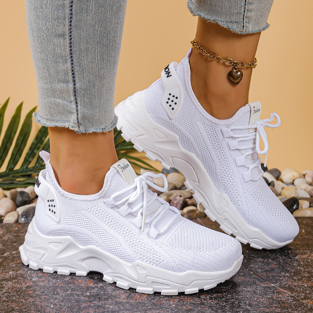 Happy™ BreathableSneakers: Kvinders Mesh Sports Åndbare Sneakers