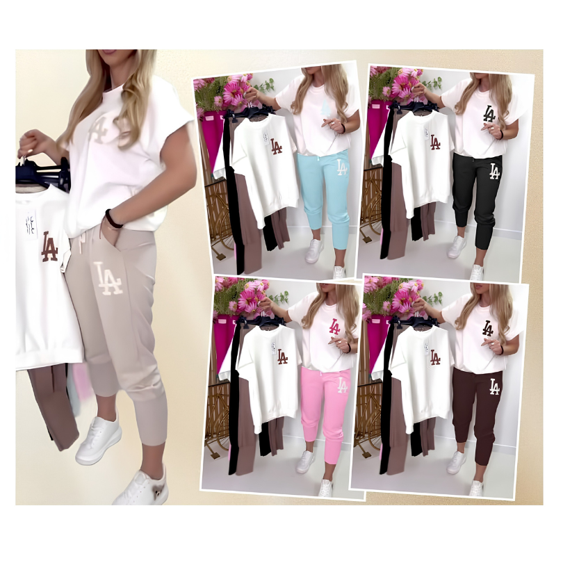 Icone™ ComfyOutfit: Afslappet Blød Åndbar Daglig Komfort Stilfuldt Outfit Sæt