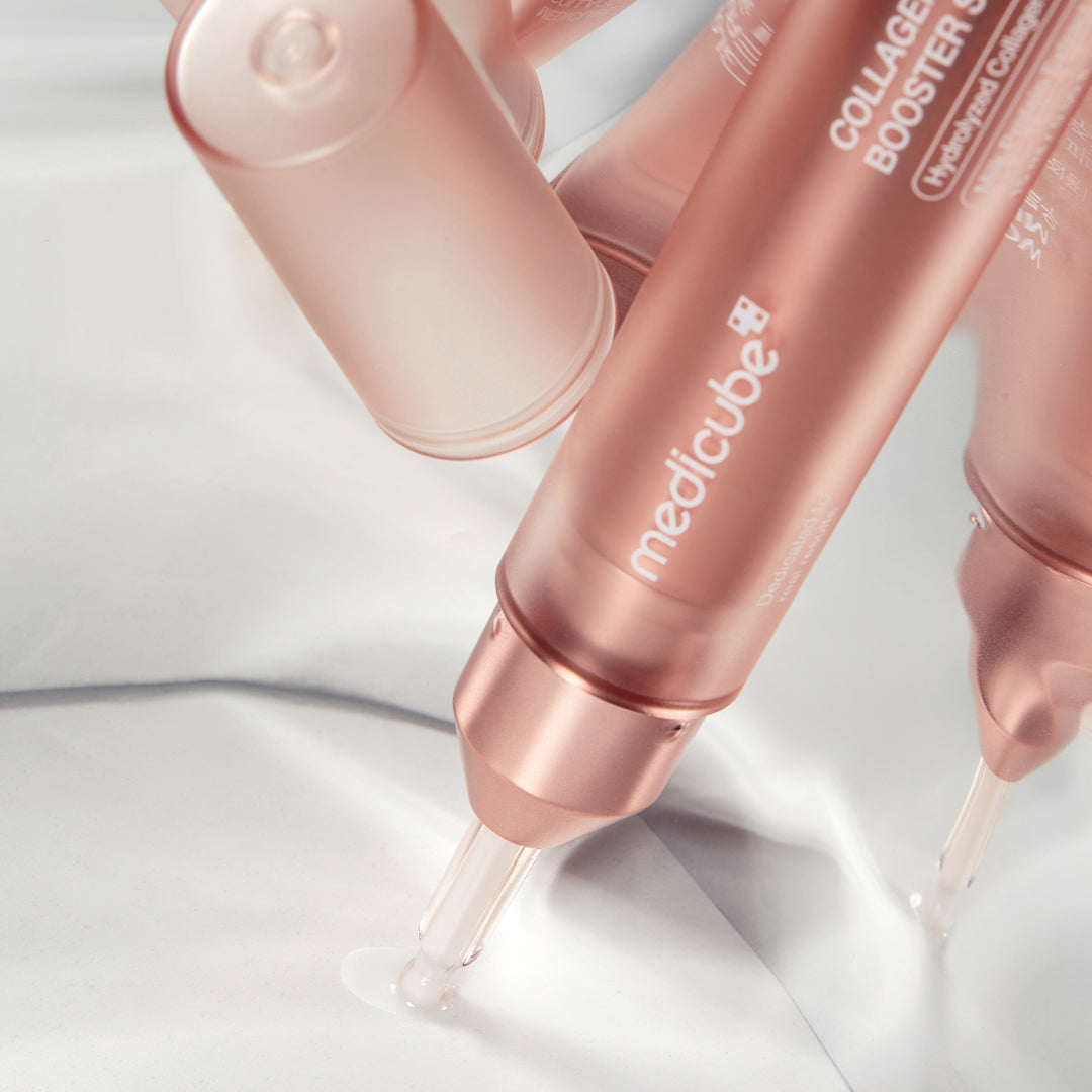 Sæt med mælket kollagenserum og natmaske til glød, 110 ml og 75 ml