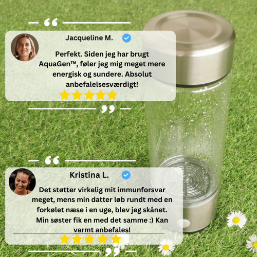 AquaGen™ genopladelig flaske med brintgenerering