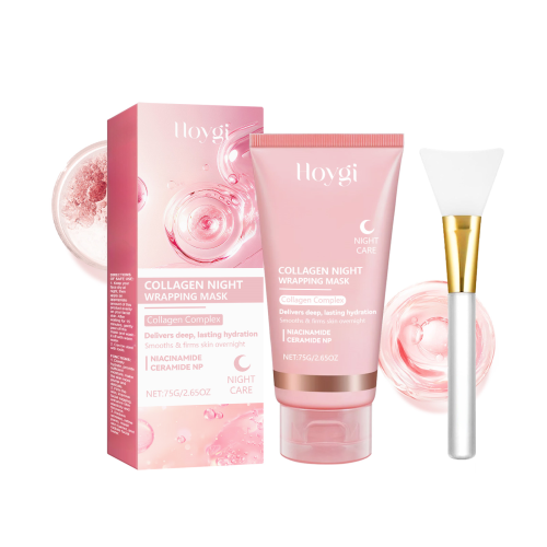 Kollagen peel-off maske med spatel