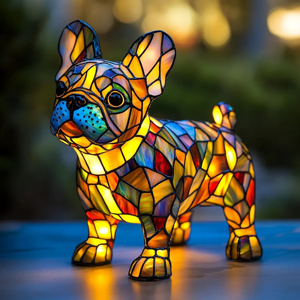 Lysende hund – håndlavet lampe, der varmer hjertet