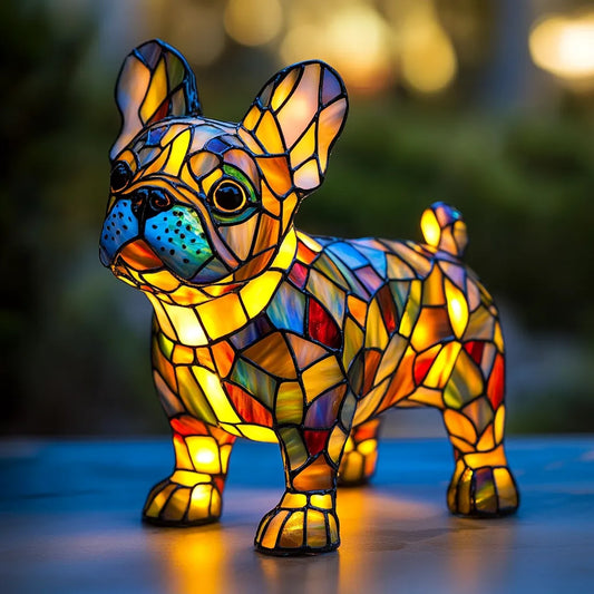 Lysende hund – håndlavet lampe, der varmer hjertet