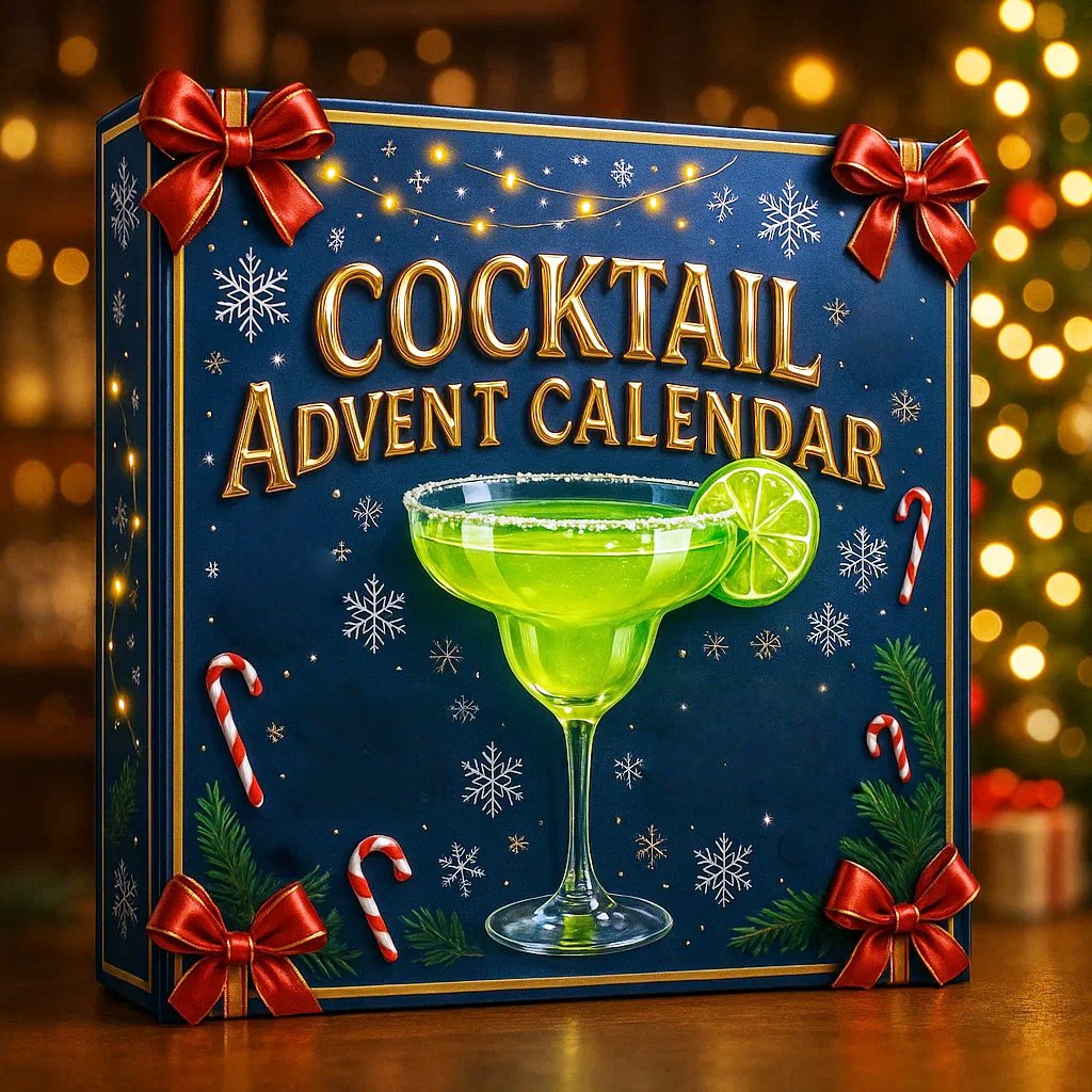 CocktailCountdown - 3D Mini Cocktail Flasker Julekalender Countdown