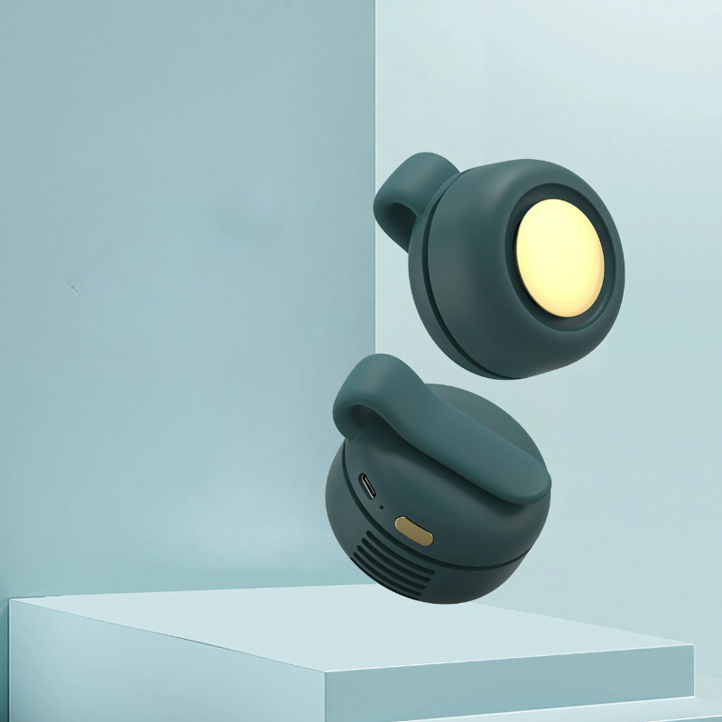 ClipFan - Mini Genopladelig Hals Og Talje Klips Ventilator