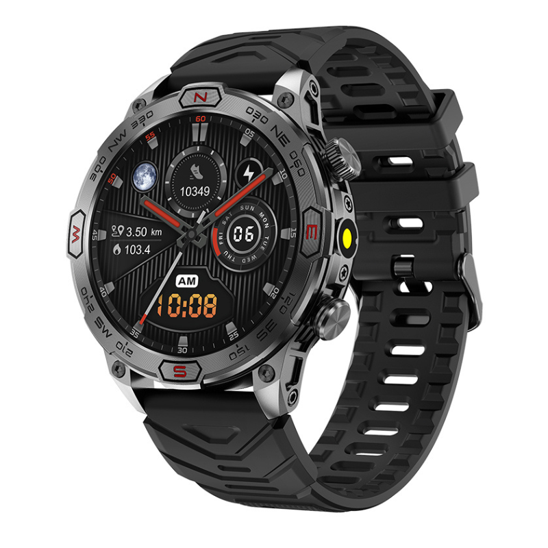 SwiftTime smartwatch med GPS, opkald og LED-lygte
