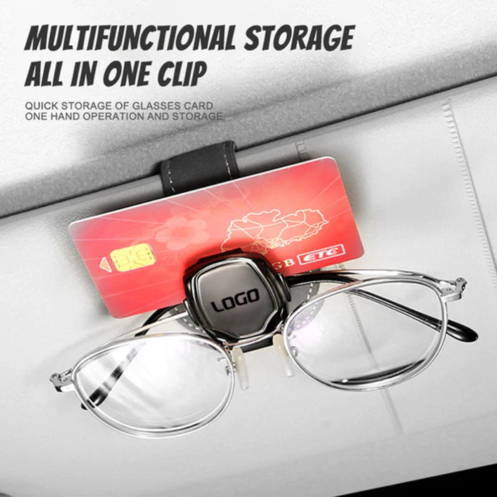 EyewearClip™ 1+1 GRATIS- Premium Tryg Ruskind Sol Visir Briller Klip