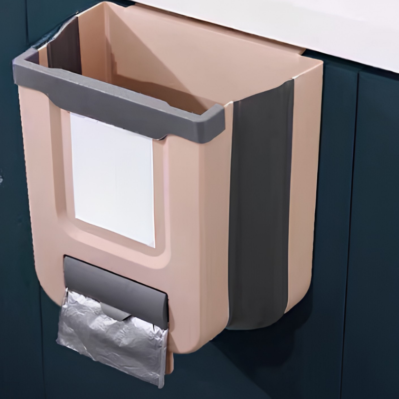 Globetrek° TrashHolder: Pladsbesparende Hængende Og Foldbar Køkkenaffaldsholder