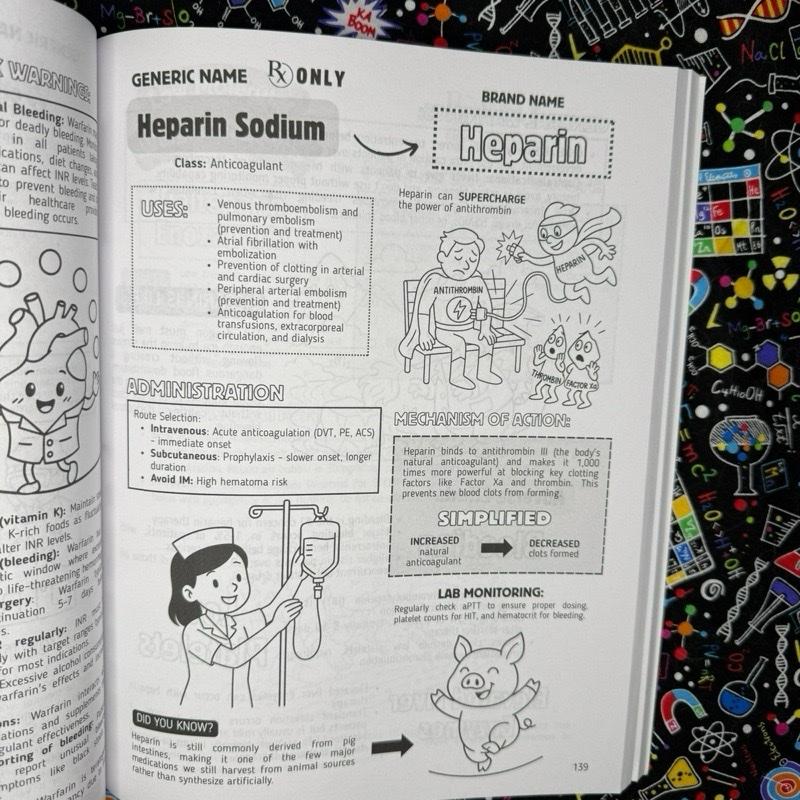 PharmaVision - Visuel Læring Farmakologi Studieguide Bog