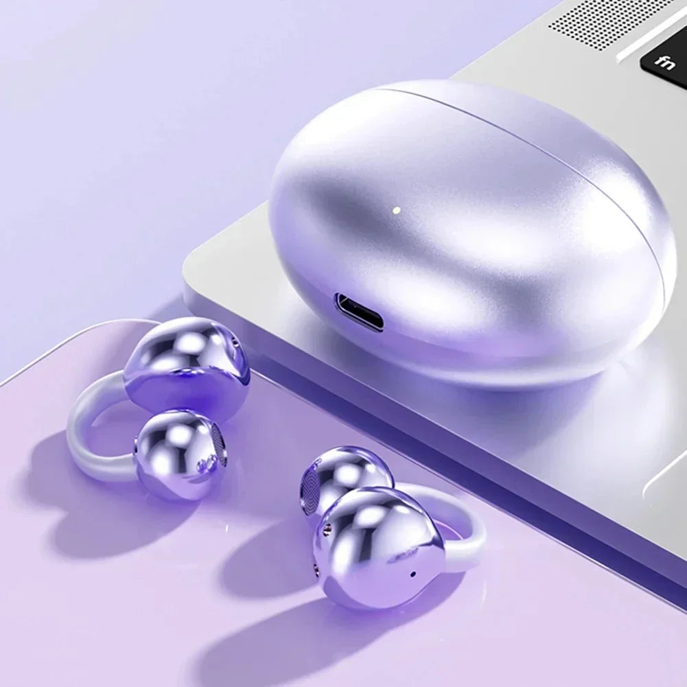 Clip-OnEarphone: Multifunktion Klar lyd Komfortabel Clip-On Øretelefon