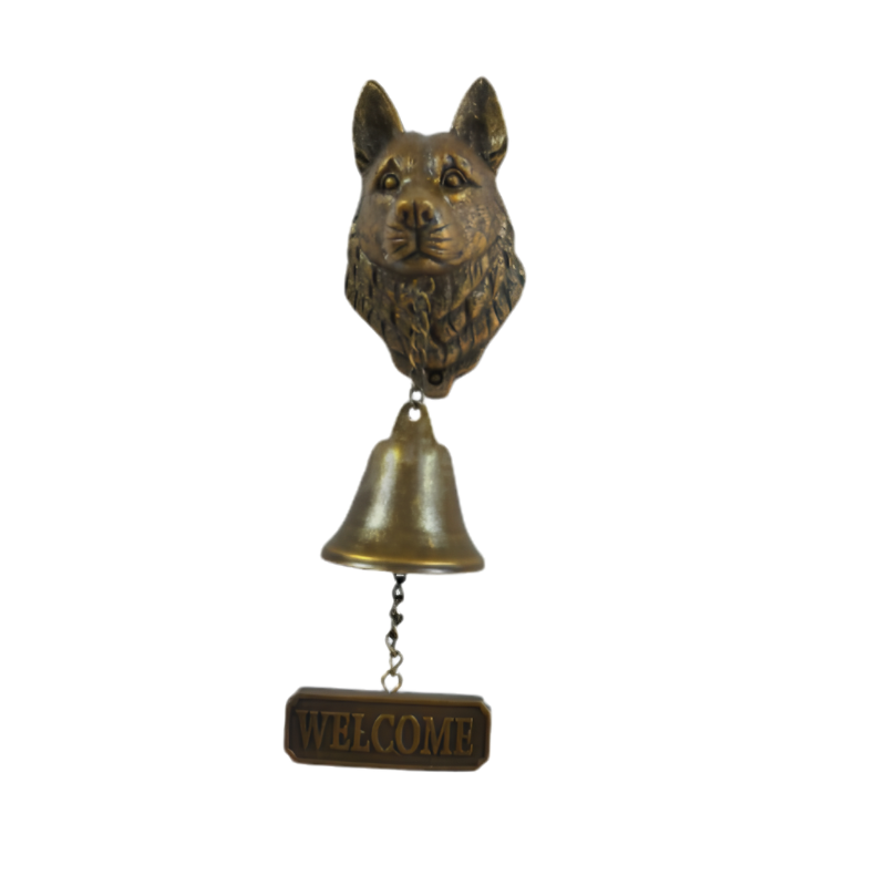 DogDoorbell – Charmerende Rustik Og Vintage Stil Dekor Velkommen Hjem Hundeklokke