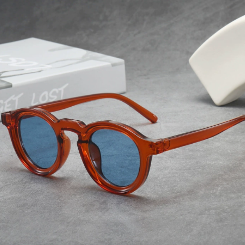 RetroSunglasses 1+1 GRATIS - Vintage Rund Ramme Retro Solbriller