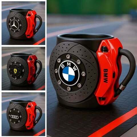 Globetrek° BrakeMug – Bil Entusiast Racing Inspireret Kaffe Bremse Krus