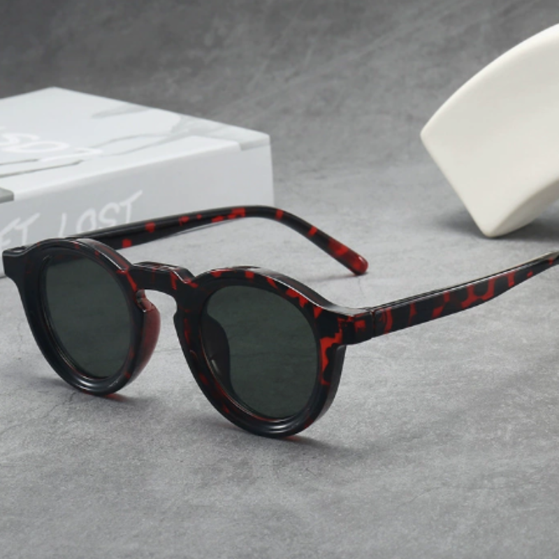 RetroSunglasses 1+1 GRATIS - Vintage Rund Ramme Retro Solbriller
