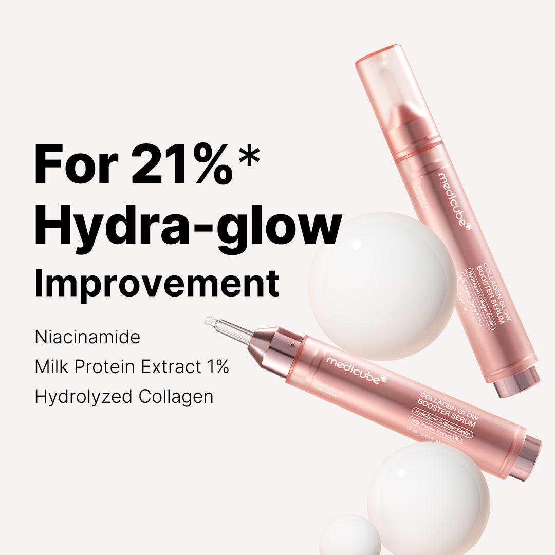 Mælket serum med kollagen og niacinamid til fugt og glød, 110 ml