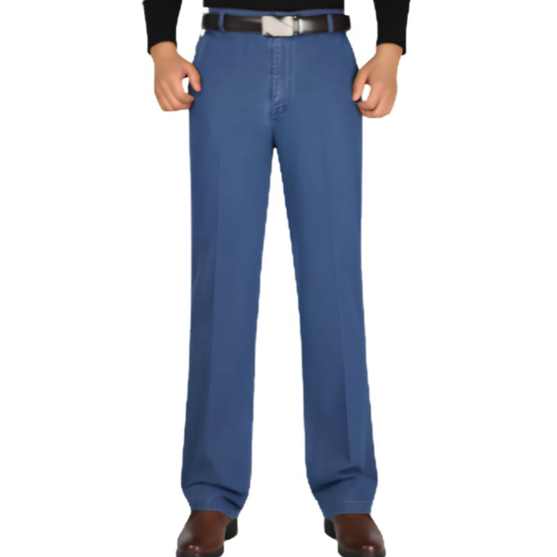 Icone™ RetroJeans: Herres Højtaljede Tilfældig Retro Jeans