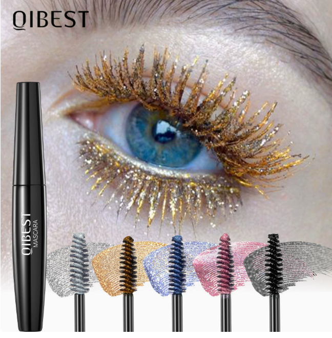 Glimmermascara, vandfast topcoat
